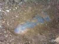 Ordigno bellico nelle campagne di Larino